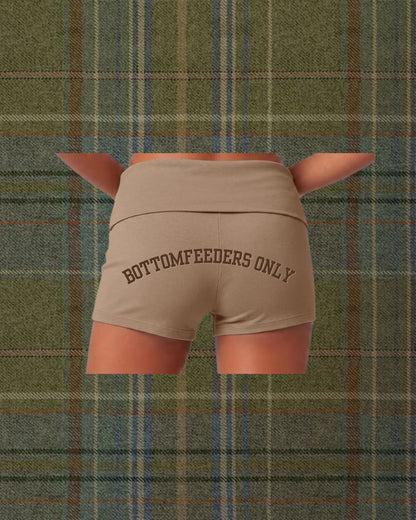“bottomfeeders only” shorts