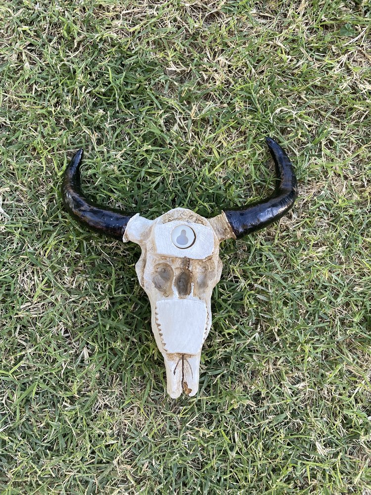 faux cattle skull