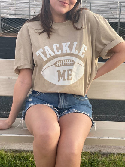 "tackle me" tee