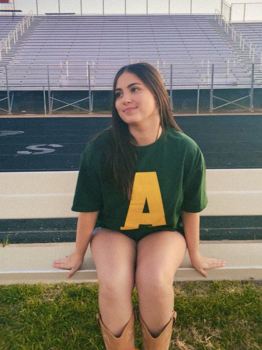 "A" packers tee