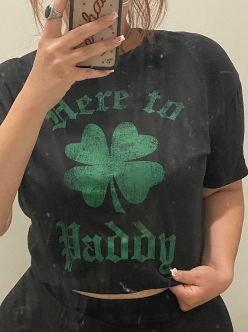 "here to paddy" tee