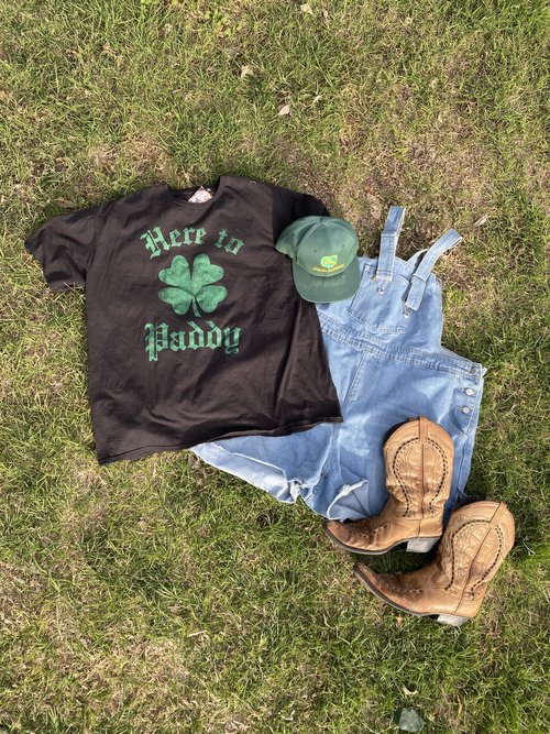 "here to paddy" tee