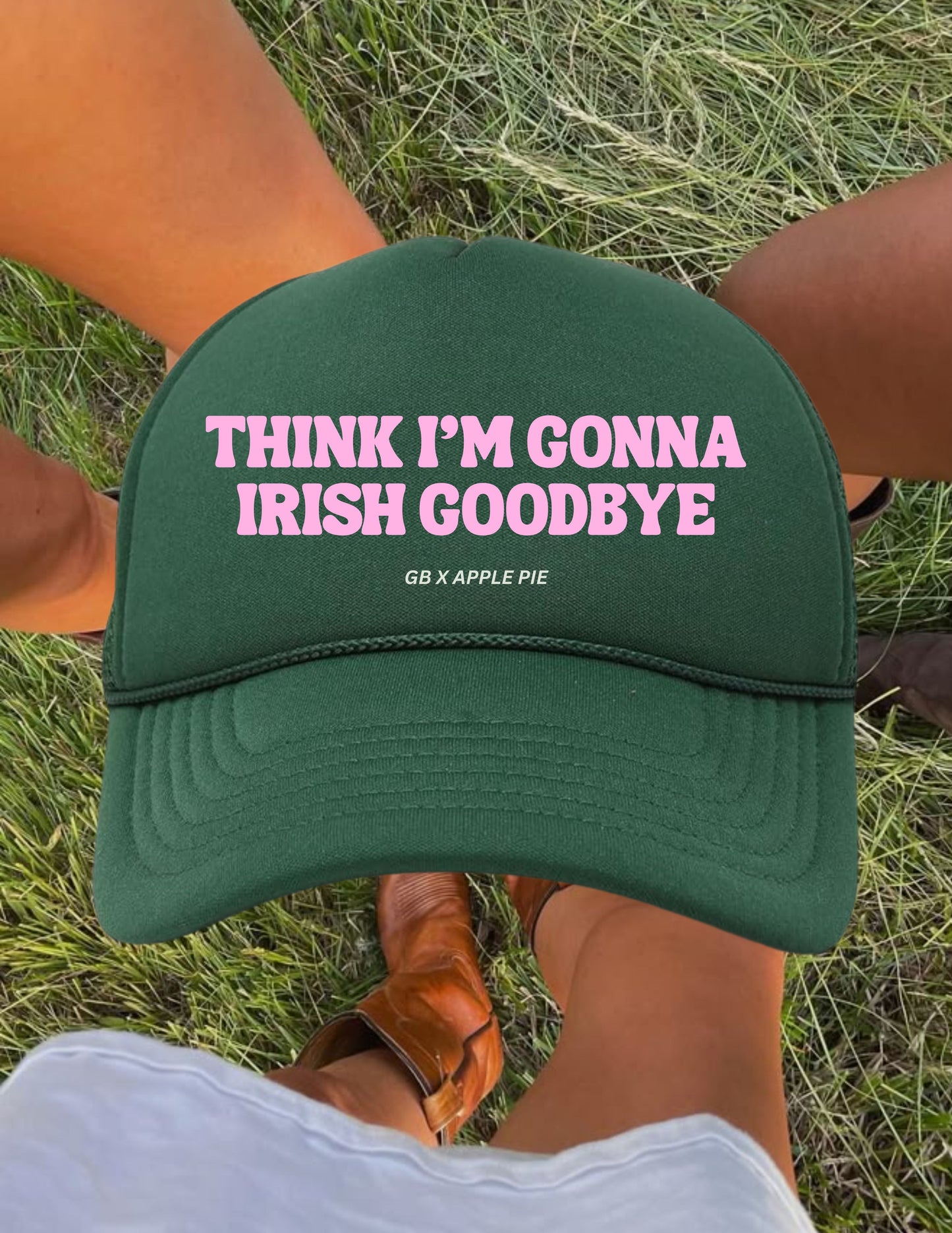 "irish goodbye" GB X APPLE PIE trucker