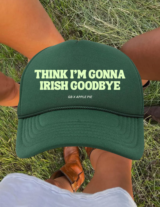 "irish goodbye" GB X APPLE PIE trucker